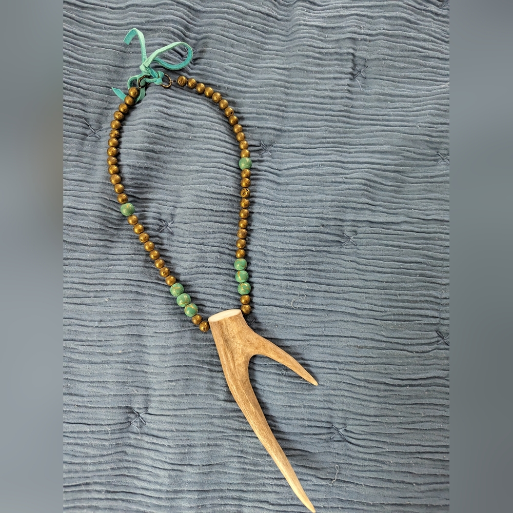 Handmade Antler Necklace